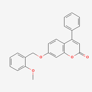 7-[(2-methoxybenzyl)oxy]-4-phenyl-2H-chromen-2-one