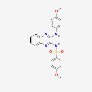 4-ethoxy-N-{3-[(4-methoxyphenyl)amino]-2-quinoxalinyl}benzenesulfonamide