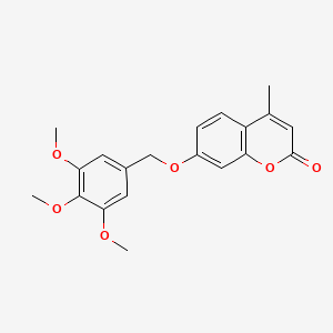 4-methyl-7-[(3,4,5-trimethoxybenzyl)oxy]-2H-chromen-2-one