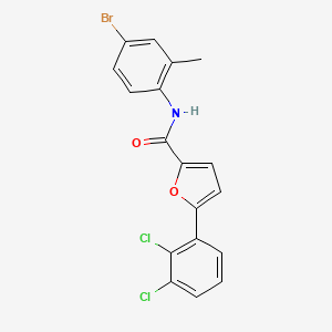 N-(4-bromo-2-methylphenyl)-5-(2,3-dichlorophenyl)furan-2-carboxamide