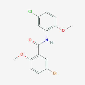 5-bromo-N-(5-chloro-2-methoxyphenyl)-2-methoxybenzamide