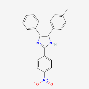 5-(4-methylphenyl)-2-(4-nitrophenyl)-4-phenyl-1H-imidazole