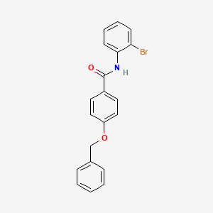 4-(benzyloxy)-N-(2-bromophenyl)benzamide