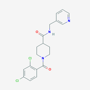 1-(2,4-dichlorobenzoyl)-N-(3-pyridinylmethyl)-4-piperidinecarboxamide