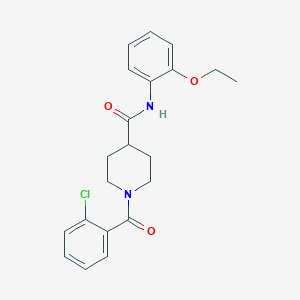 1-(2-chlorobenzoyl)-N-(2-ethoxyphenyl)-4-piperidinecarboxamide