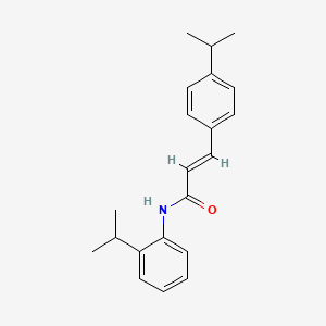 (2E)-N-[2-(propan-2-yl)phenyl]-3-[4-(propan-2-yl)phenyl]prop-2-enamide