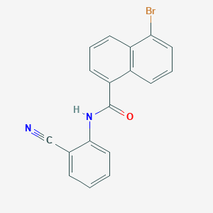 5-bromo-N-(2-cyanophenyl)-1-naphthamide