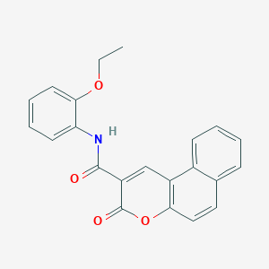 N-(2-ethoxyphenyl)-3-oxo-3H-benzo[f]chromene-2-carboxamide