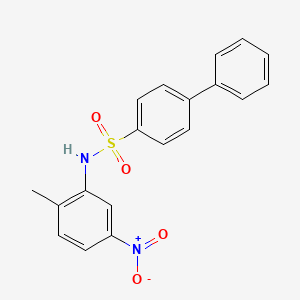 N-(2-methyl-5-nitrophenyl)-4-phenylbenzenesulfonamide