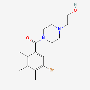 2-[4-(5-bromo-2,3,4-trimethylbenzoyl)-1-piperazinyl]ethanol