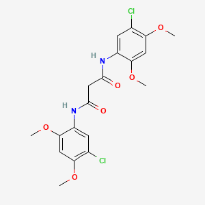 N,N'-bis(5-chloro-2,4-dimethoxyphenyl)malonamide