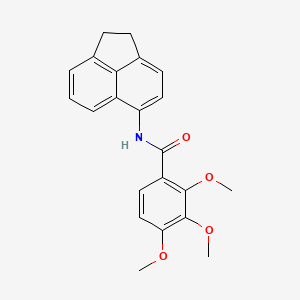 N-(1,2-dihydroacenaphthylen-5-yl)-2,3,4-trimethoxybenzamide