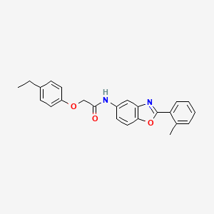 2-(4-ethylphenoxy)-N-[2-(2-methylphenyl)-1,3-benzoxazol-5-yl]acetamide