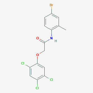 N-(4-bromo-2-methylphenyl)-2-(2,4,5-trichlorophenoxy)acetamide