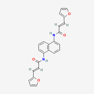 N,N'-1,5-naphthalenediylbis[3-(2-furyl)acrylamide]