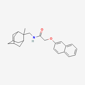 N-[(2-methyl-2-adamantyl)methyl]-2-(2-naphthyloxy)acetamide