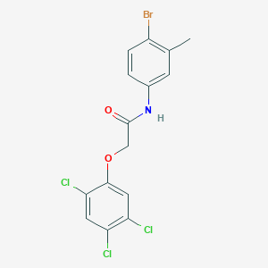 N-(4-bromo-3-methylphenyl)-2-(2,4,5-trichlorophenoxy)acetamide