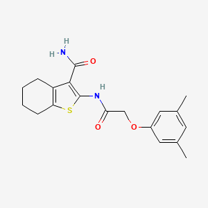 2-{[(3,5-dimethylphenoxy)acetyl]amino}-4,5,6,7-tetrahydro-1-benzothiophene-3-carboxamide