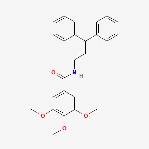 N-(3,3-diphenylpropyl)-3,4,5-trimethoxybenzamide