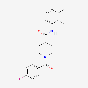 N-(2,3-dimethylphenyl)-1-(4-fluorobenzoyl)piperidine-4-carboxamide