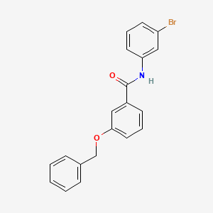 3-(benzyloxy)-N-(3-bromophenyl)benzamide