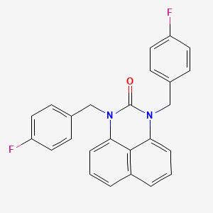 1,3-BIS[(4-FLUOROPHENYL)METHYL]-2,3-DIHYDRO-1H-PERIMIDIN-2-ONE