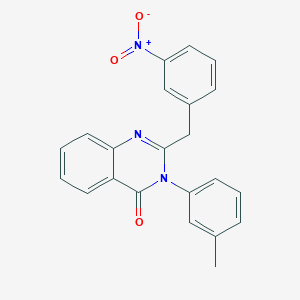 3-(3-methylphenyl)-2-(3-nitrobenzyl)-4(3H)-quinazolinone