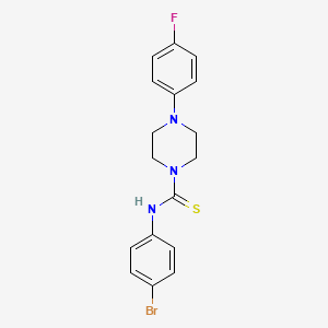 N-(4-bromophenyl)-4-(4-fluorophenyl)piperazine-1-carbothioamide