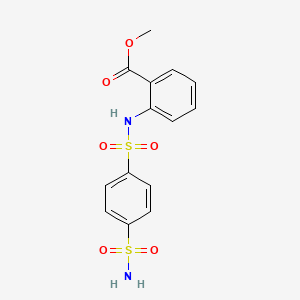 Methyl 2-{[(4-sulfamoylphenyl)sulfonyl]amino}benzoate