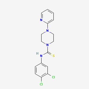 N-(3,4-dichlorophenyl)-4-(pyridin-2-yl)piperazine-1-carbothioamide