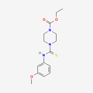 Ethyl 4-[(3-methoxyphenyl)carbamothioyl]piperazine-1-carboxylate