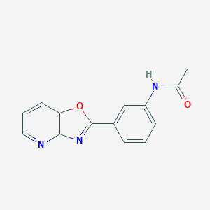 molecular formula C14H11N3O2 B365835 N-(3-(Oxazolo[4,5-b]pyridin-2-yl)phenyl)acetamide CAS No. 52333-92-3