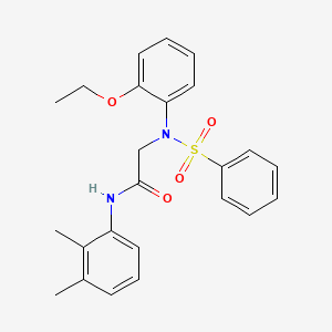 N~1~-(2,3-dimethylphenyl)-N~2~-(2-ethoxyphenyl)-N~2~-(phenylsulfonyl)glycinamide