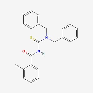 N-(dibenzylcarbamothioyl)-2-methylbenzamide