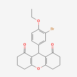 9-(3-bromo-4-ethoxyphenyl)-3,4,5,6,7,9-hexahydro-1H-xanthene-1,8(2H)-dione