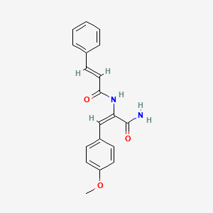 2-(cinnamoylamino)-3-(4-methoxyphenyl)acrylamide