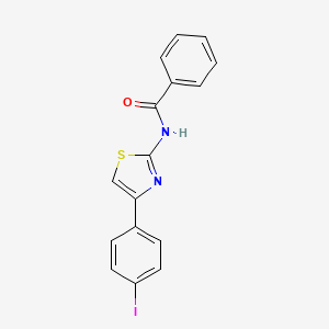 N-[4-(4-iodophenyl)-1,3-thiazol-2-yl]benzamide