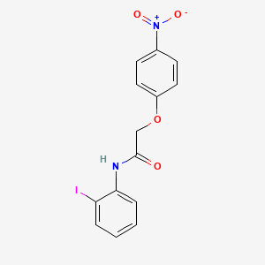 N-(2-iodophenyl)-2-(4-nitrophenoxy)acetamide