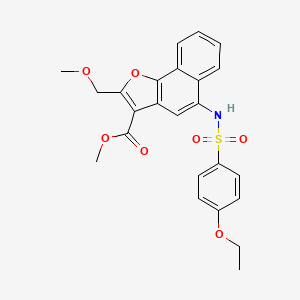 Methyl 5-(4-ethoxybenzenesulfonamido)-2-(methoxymethyl)naphtho[1,2-B]furan-3-carboxylate