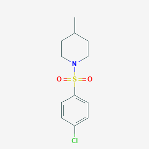 molecular formula C12H16ClNO2S B365885 1-(4-Chlorophenylsulfonyl)-4-methylpiperidine CAS No. 197512-74-6