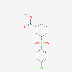 Ethyl 1-[(4-chlorophenyl)sulfonyl]piperidine-3-carboxylate