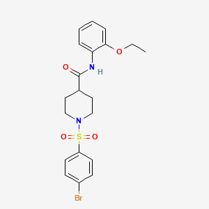 1-(4-Bromobenzenesulfonyl)-N-(2-ethoxyphenyl)piperidine-4-carboxamide