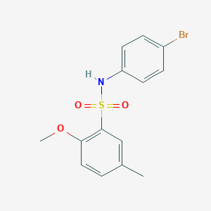 N-(4-bromophenyl)-2-methoxy-5-methylbenzenesulfonamide