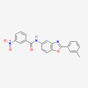 N-[2-(3-methylphenyl)-1,3-benzoxazol-5-yl]-3-nitrobenzamide