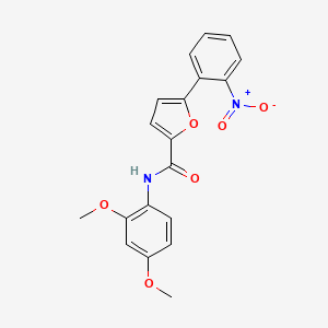 N-(2,4-dimethoxyphenyl)-5-(2-nitrophenyl)furan-2-carboxamide