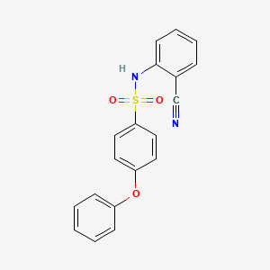 N-(2-cyanophenyl)-4-phenoxybenzenesulfonamide