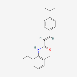 N-(2-ethyl-6-methylphenyl)-3-(4-isopropylphenyl)acrylamide