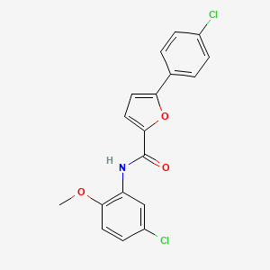 N-(5-chloro-2-methoxyphenyl)-5-(4-chlorophenyl)-2-furamide