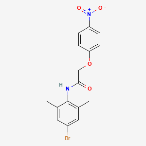 N-(4-bromo-2,6-dimethylphenyl)-2-(4-nitrophenoxy)acetamide