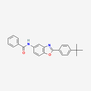 N-[2-(4-tert-butylphenyl)-1,3-benzoxazol-5-yl]benzamide